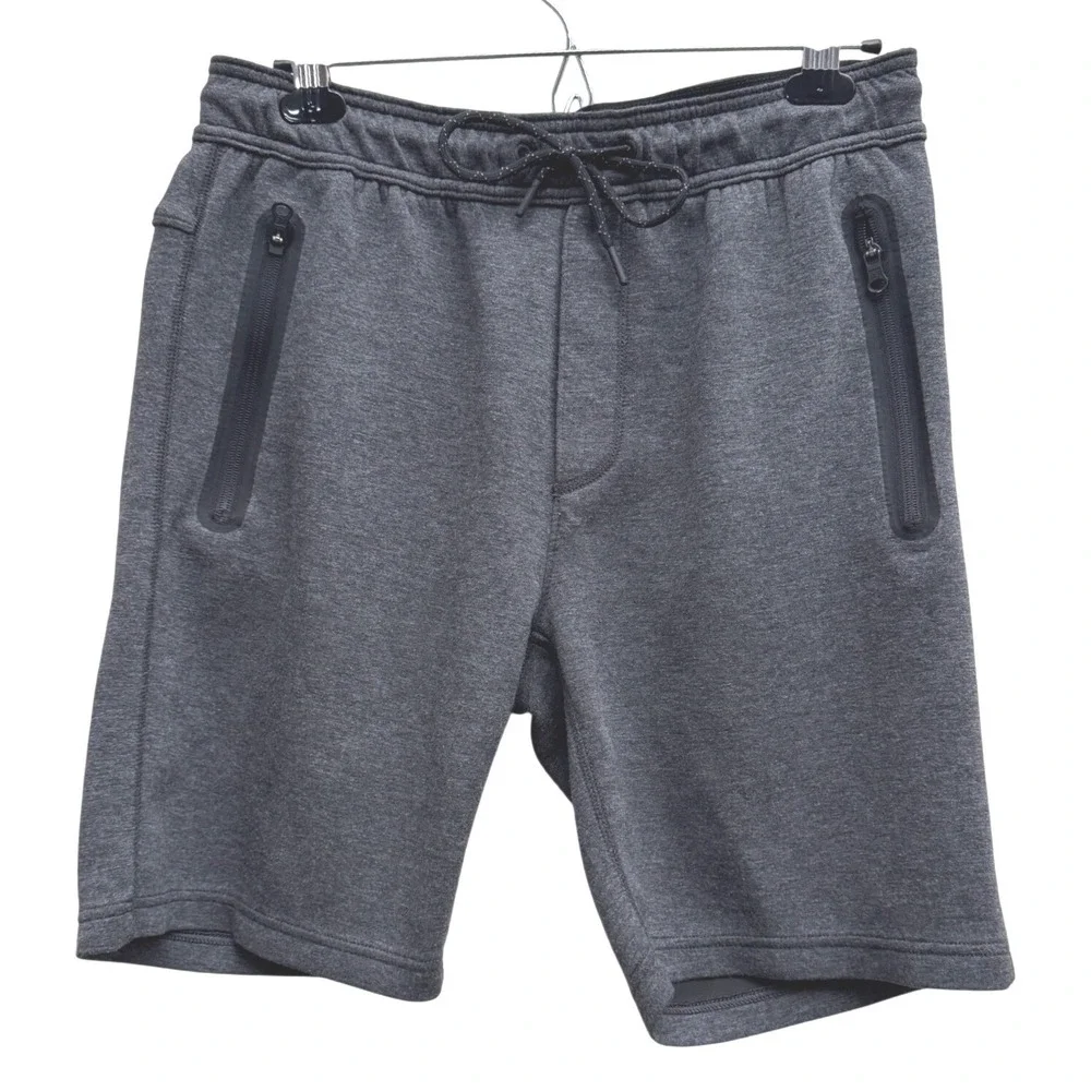 American Eagle Active Shorts Zipper Pockets Gray Small Athletic Lounge
